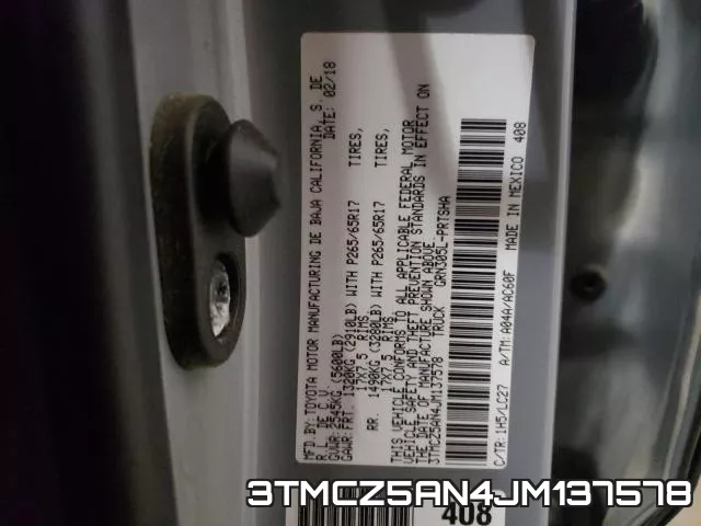 3TMCZ5AN4JM137578 фото 2