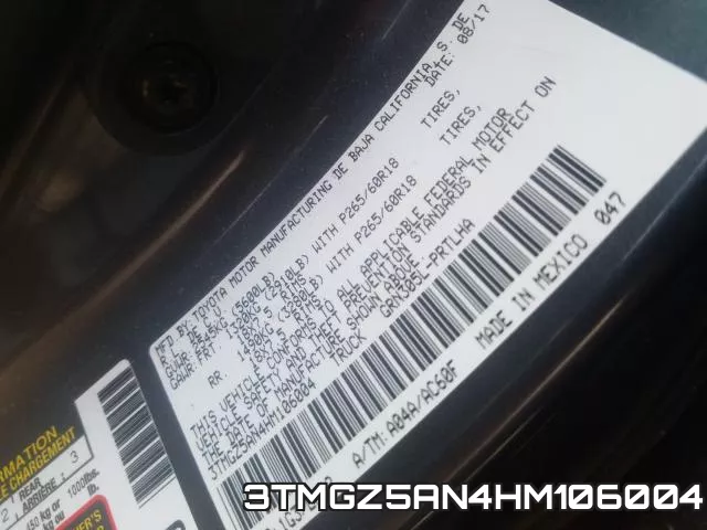 3TMGZ5AN4HM106004 фото 2