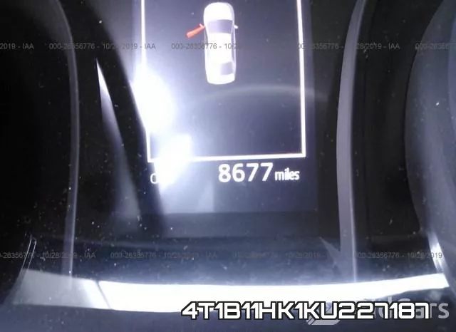 4T1B11HK1KU227187 фото 8