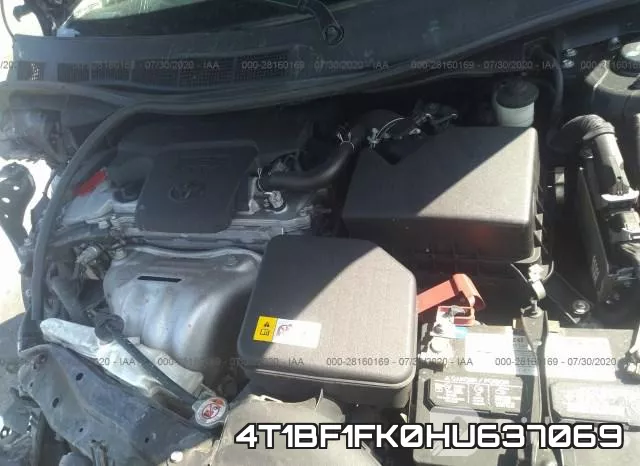 4T1BF1FK0HU637069 фото 2