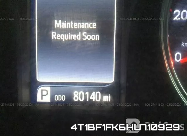4T1BF1FK6HU710929 фото 8