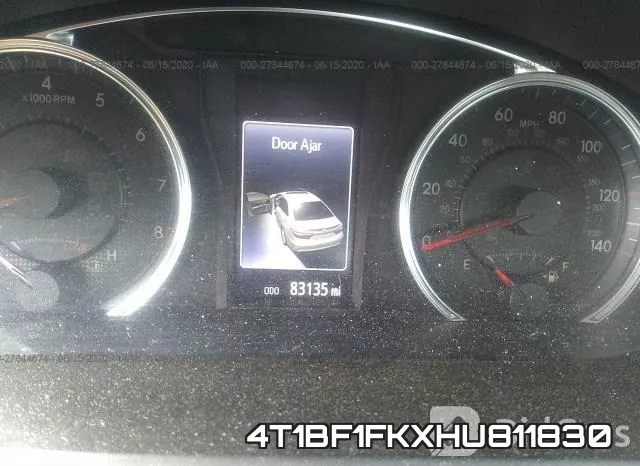 4T1BF1FKXHU811830 фото 8