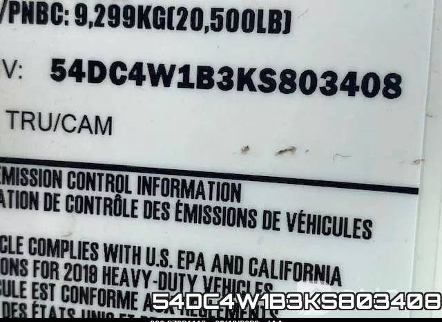 54DC4W1B3KS803408 фото 2