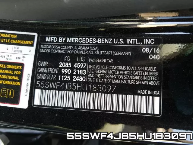 55SWF4JB5HU183097 фото 2