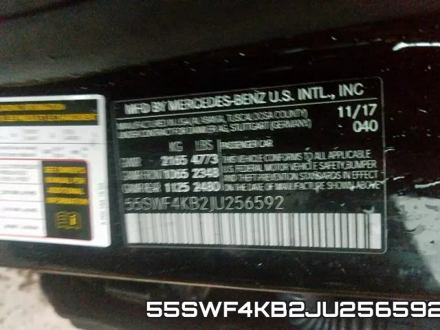 55SWF4KB2JU256592 фото 2