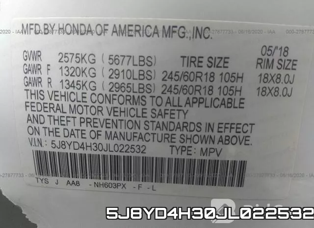 5J8YD4H30JL022532 фото 10