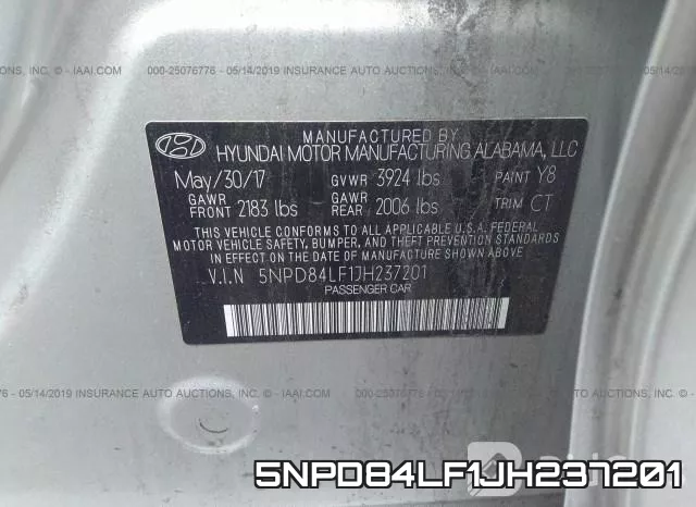5NPD84LF1JH237201 фото 10
