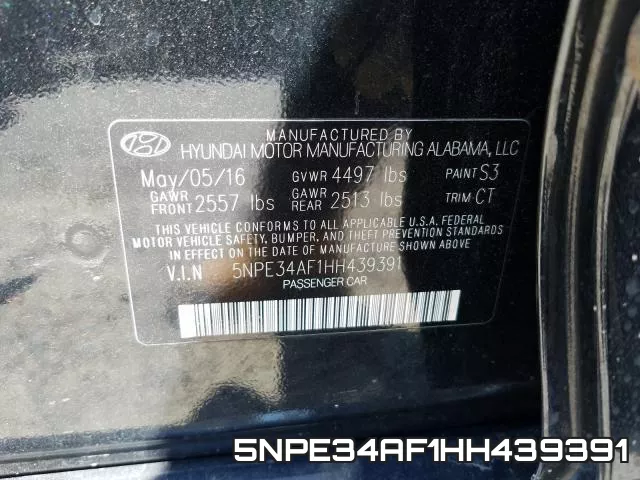 5NPE34AF1HH439391 фото 2