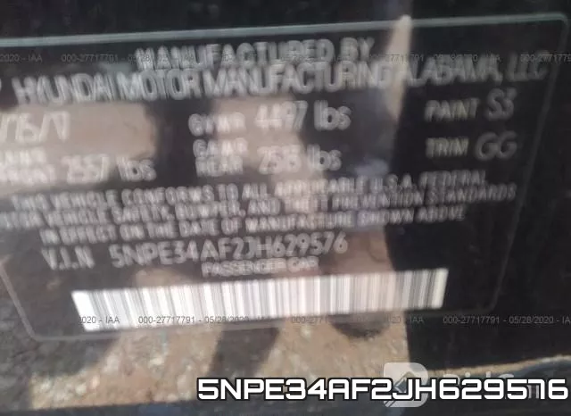 5NPE34AF2JH629576 фото 10
