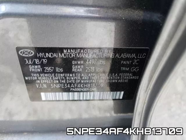 5NPE34AF4KH813709 фото 2