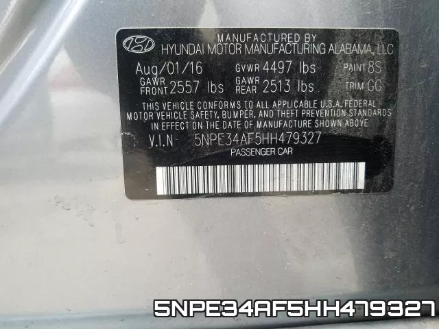 5NPE34AF5HH479327 фото 2