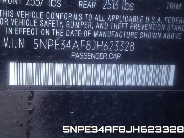5NPE34AF8JH623328 фото 2