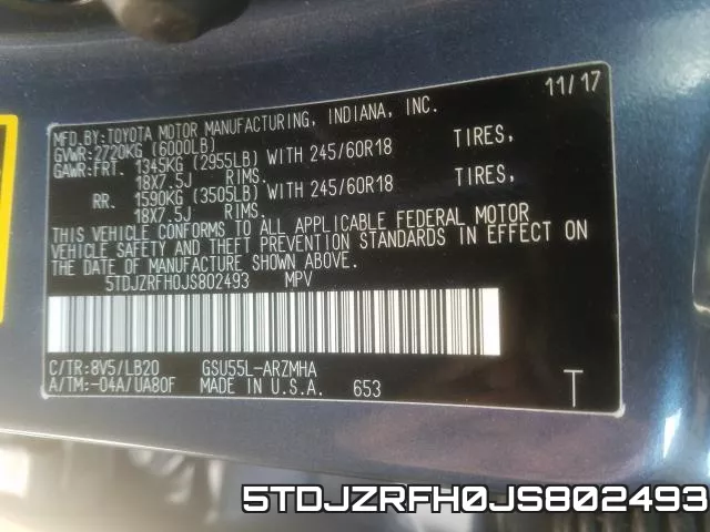 5TDJZRFH0JS802493 фото 2