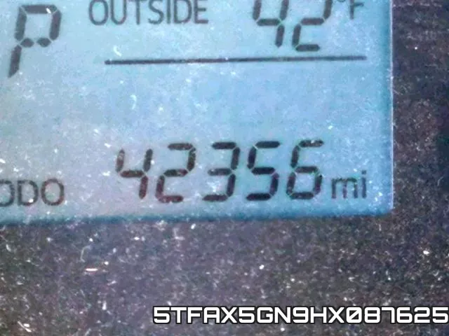 5TFAX5GN9HX087625 фото 9