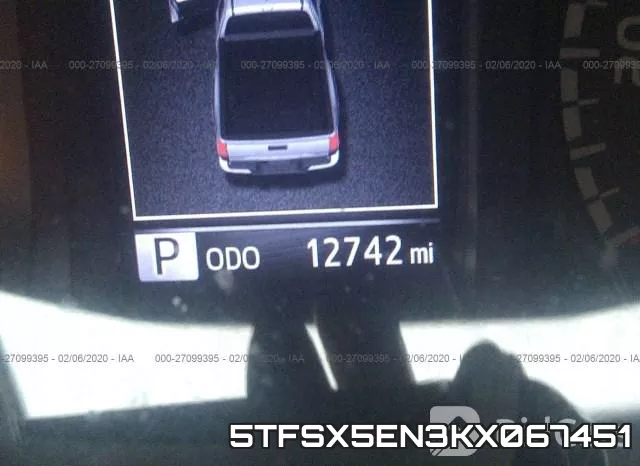 5TFSX5EN3KX067451 фото 8