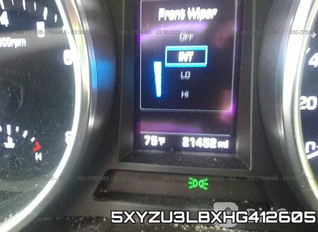 5XYZU3LBXHG412605 фото 8