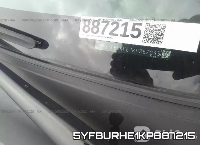5YFBURHE1KP887215 фото 10