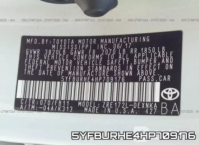 5YFBURHE4HP709176 фото 10