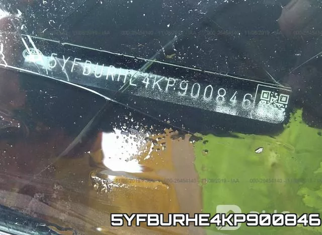 5YFBURHE4KP900846 фото 10
