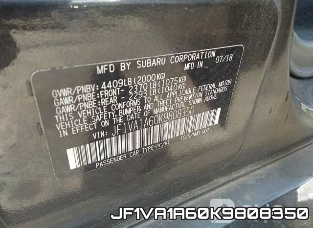 JF1VA1A60K9808350 фото 10