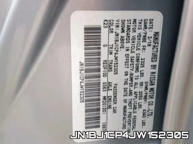 JN1BJ1CP4JW152305 фото 2