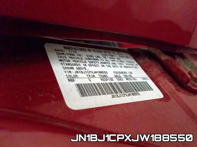 JN1BJ1CPXJW188550 фото 2