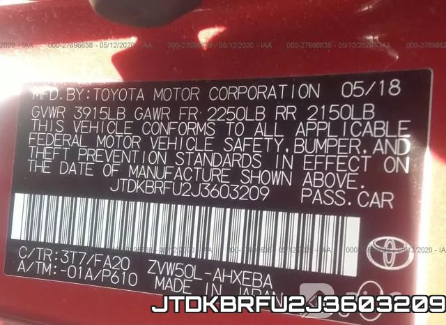 JTDKBRFU2J3603209 фото 10