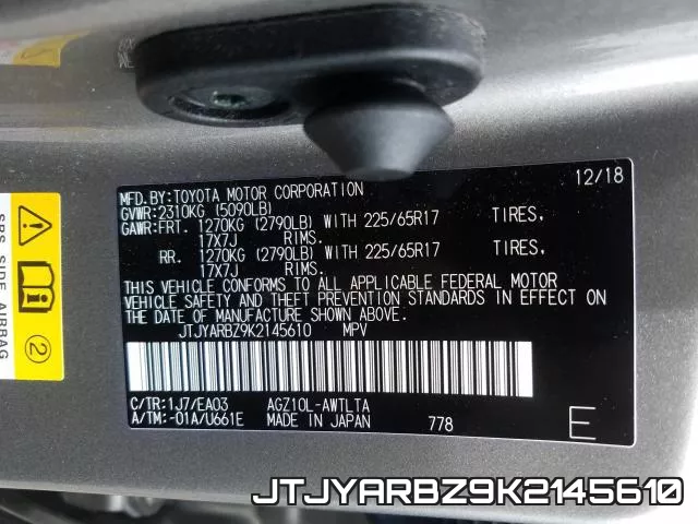 JTJYARBZ9K2145610 фото 2