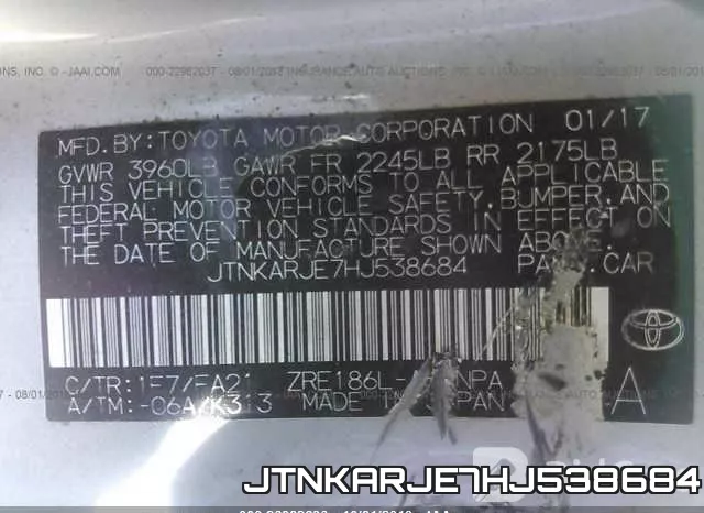 JTNKARJE7HJ538684 фото 10