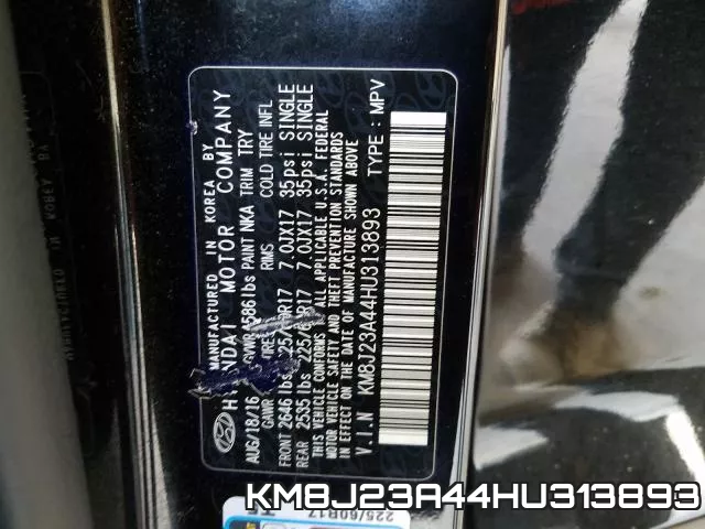 KM8J23A44HU313893 фото 2