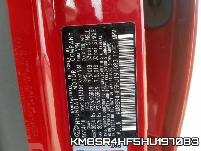 KM8SR4HF5HU197083 фото 2
