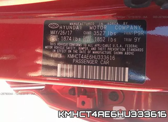 KMHCT4AE6HU333616 фото 10