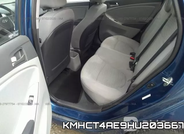 KMHCT4AE9HU203667 фото 9