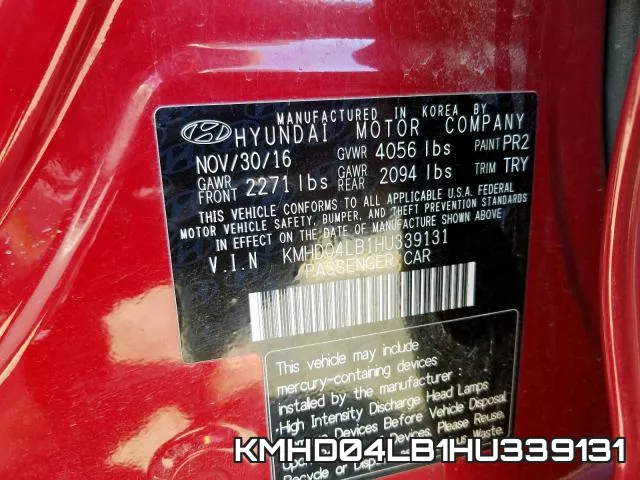 KMHD04LB1HU339131 фото 2