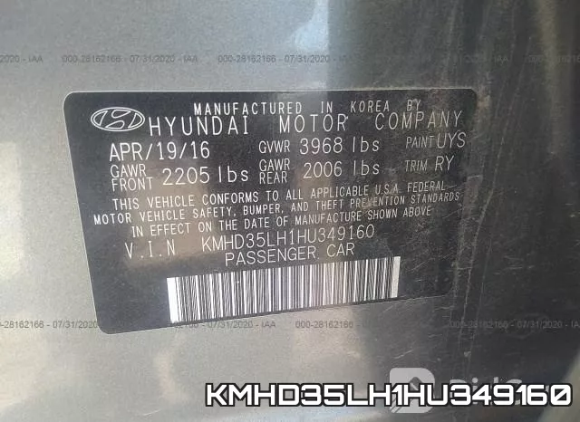KMHD35LH1HU349160 фото 10
