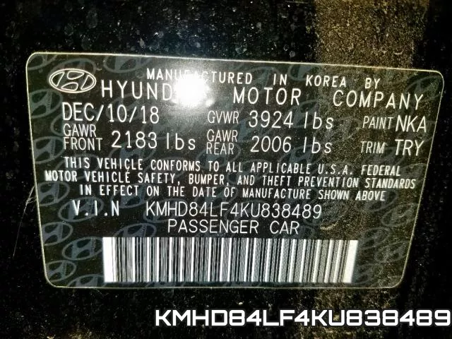 KMHD84LF4KU838489 фото 2