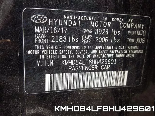 KMHD84LF8HU429601 фото 2