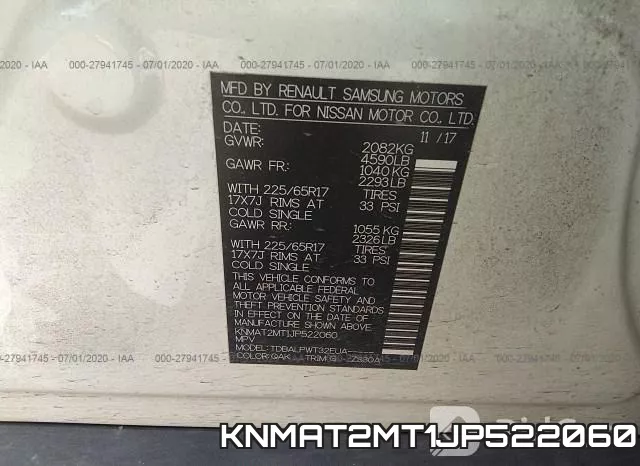 KNMAT2MT1JP522060 фото 10