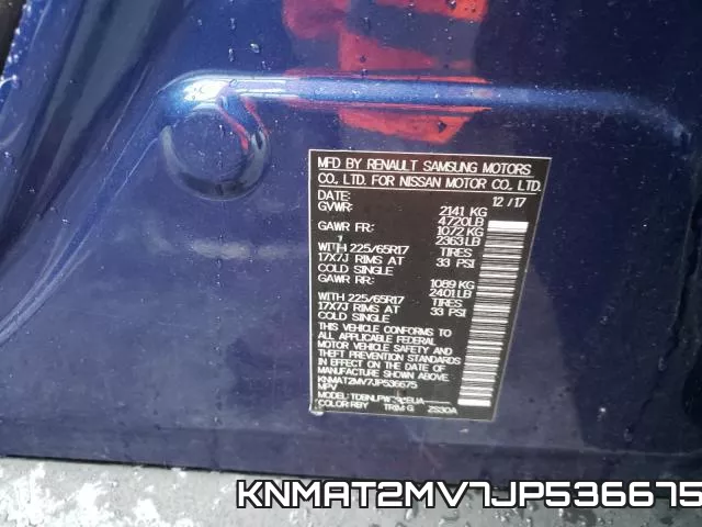 KNMAT2MV7JP536675 фото 2