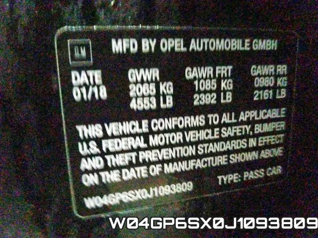 W04GP6SX0J1093809 фото 2