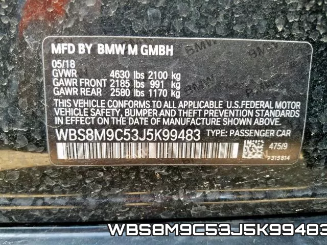 WBS8M9C53J5K99483 фото 2