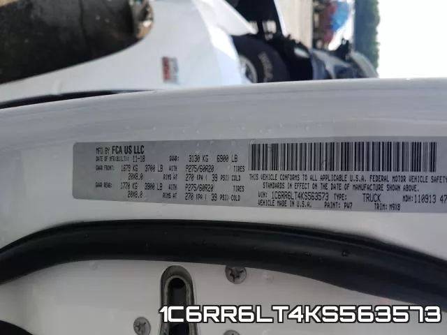 1C6RR6LT4KS563573 фото 2