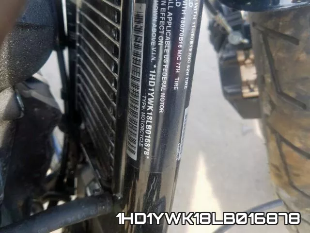 1HD1YWK18LB016878 фото 2