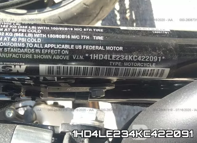 1HD4LE234KC422091 фото 2