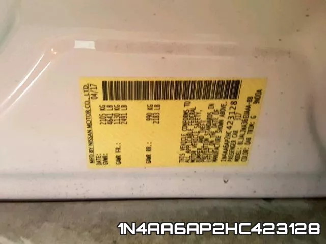 1N4AA6AP2HC423128 фото 2