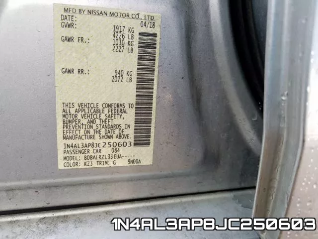 1N4AL3AP8JC250603 фото 2
