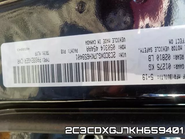 2C3CDXGJ7KH659401 фото 2