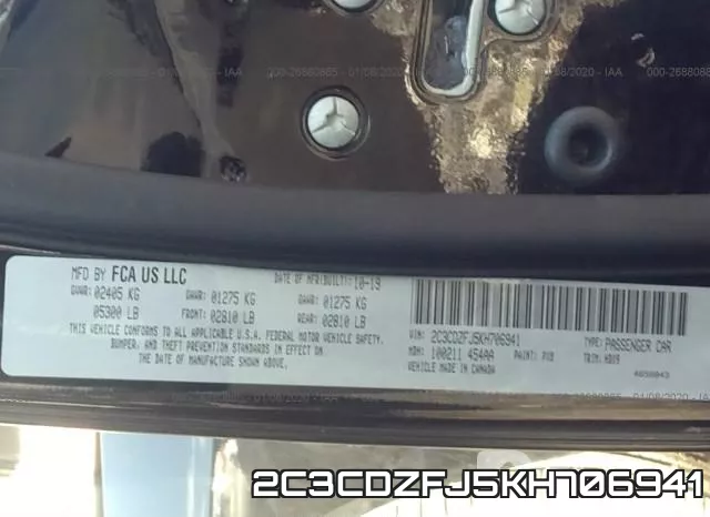 2C3CDZFJ5KH706941 фото 10