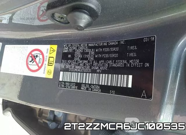2T2ZZMCA6JC100535 фото 10