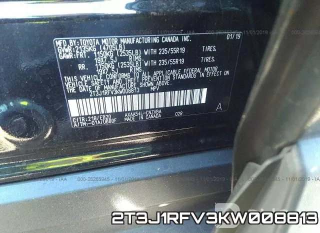 2T3J1RFV3KW008813 фото 10